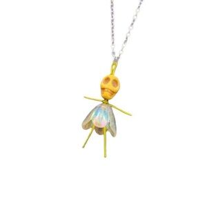 Yellow Skeleton Necklace